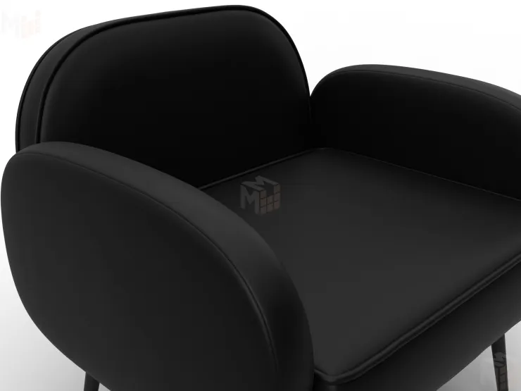 Кресло Лига-086 ( GRIFON 18 черный )