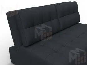 Диван прямой Лига-107 (140) ( JOLY 16 темно-серый )