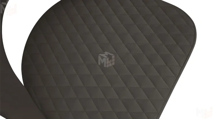 Стул Гэтсби К1К Черный муар, Велюр Confetti Stone