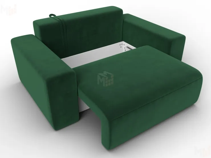 Кресло Лига-036 НПБ ( SEVEN 626 зеленый )