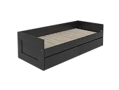 Кровать-кушетка раздвижная Сириус NEW 80*200 венге