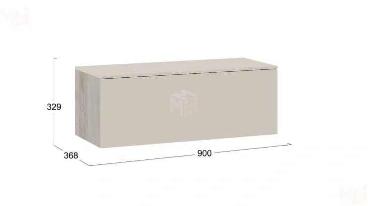 Тумба ТВ Порто ТД-393.03.12 Баттл Рок, Сантьяго софт