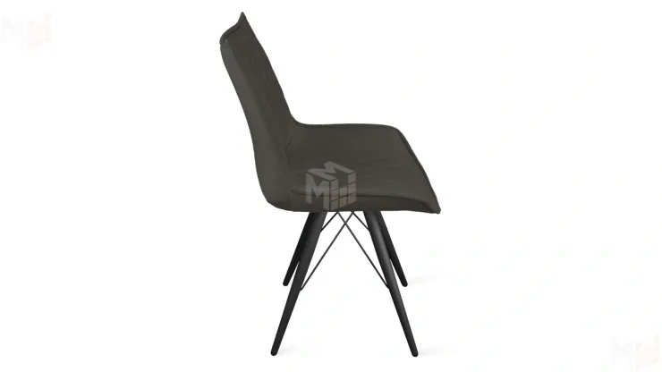 Стул Фэнди К3 Черный муар, Велюр Confetti Stone