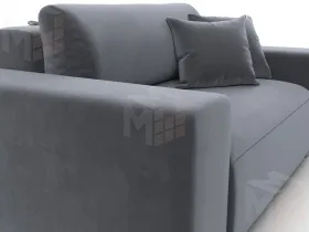 Кресло Лига-036 НПБ ( SEVEN 17 серый )