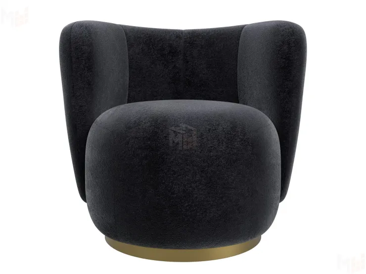 Кресло Лига-072 ( велюр TOWER 11 темно-серый )