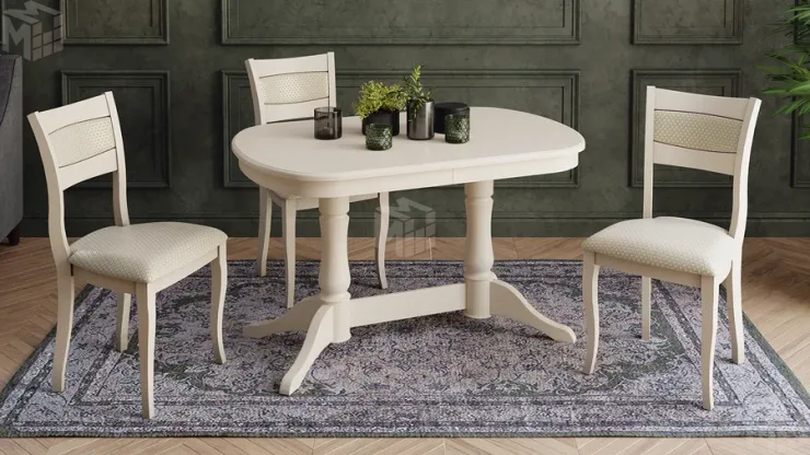 Стол «Валенсия» - S-182 Слоновая кость