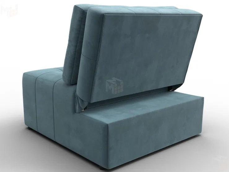 Кресло-кровать Лига-107 (80) ( SEVEN 113 бирюзовый )