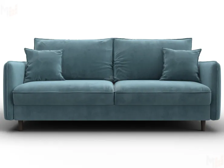 Диван прямой Лига-064 НПБ ( SEVEN 113 бирюзовый )