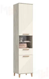 Пенал открытый Ирис  Кашемир/Дуб Крафт серый