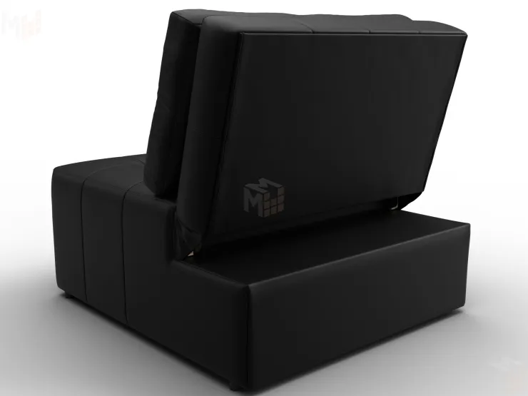 Кресло-кровать Лига-107 (80) ( GRIFON 18 черный )