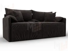 Диван прямой модульный Лига-106 ( BRUT 17 коричневый )