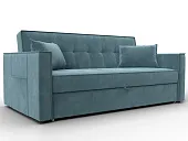 Диван прямой Лига-104 (160) ( SEVEN 113 бирюзовый )