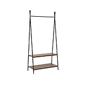 Вешалка гардеробная Leset Стилвуд 22 (Чёрный/Орех лион светлый)
