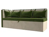 Диван кухонный прямой Метро с углом слева