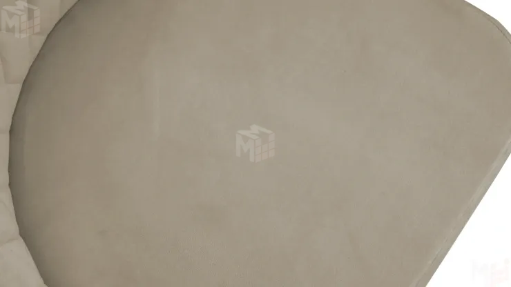 Стул Гранд К3 Белый матовый, Велюр Confetti Smoke