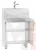 Тумба под умывальник "Исеть 55" Стандарт без ящика Айсберг