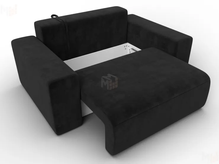 Кресло Лига-036 НПБ ( SEVEN 35 черный )