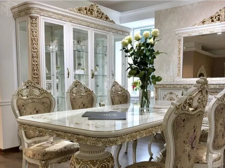 Столовая Алсу белый глянец