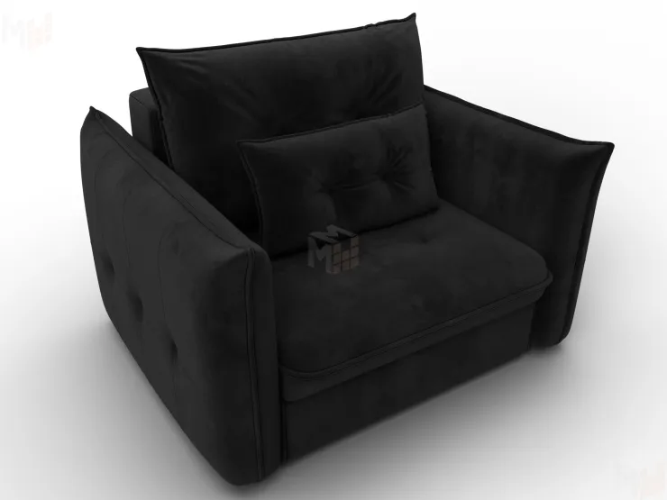 Кресло Лига-100 НПБ ( SEVEN 35 черный )