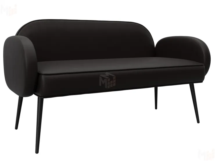 Диван прямой Лига-086 ( GRIFON 12 коричневый )