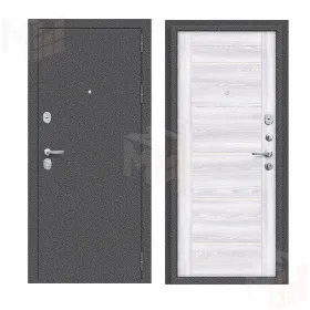 Входная металлическая дверь Тайга-9 Антик Серебряный/Царга Входная металлическая дверь Тайга-9 Антик Серебряный/Царга