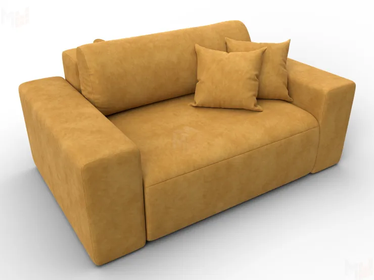 Кресло Лига-036 НПБ ( BRUT 10 желтый )