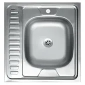 Мойка накладная 60*60 см (правая) Мойка накладная 60*60 см (правая)