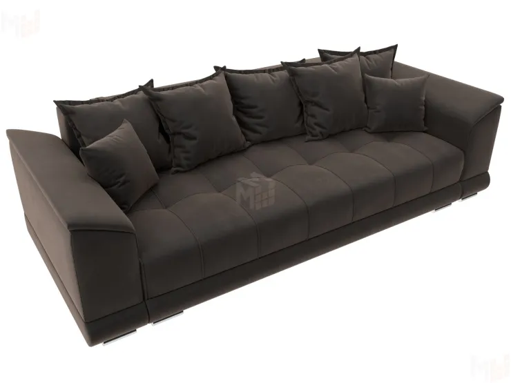 Диван прямой НордСтар НПБ ( SEVEN 727 коричневый )