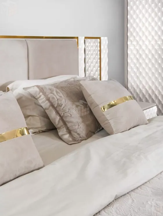 Кровать Lara 180x200 см белый глянец