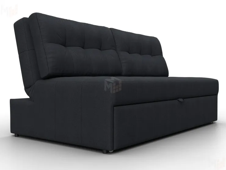 Диван прямой Лига-107 (160) ( JOLY 16 темно-серый )