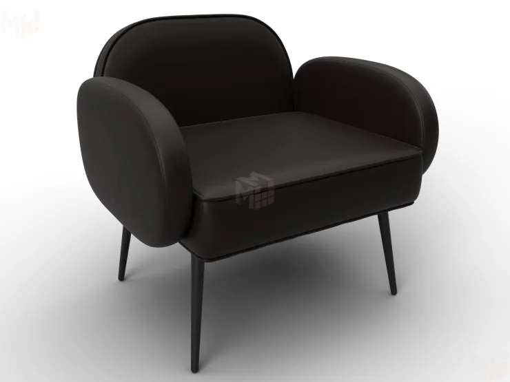 Кресло Лига-086 ( экокожа GRIFON 12 коричневый )