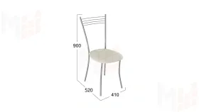 Стул Хлоя-М СРП-087С Эмаль Бриллиант, Бежевый к/з 276