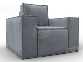 Кресло Лига-081 НПБ ( TOWER 10 серый )