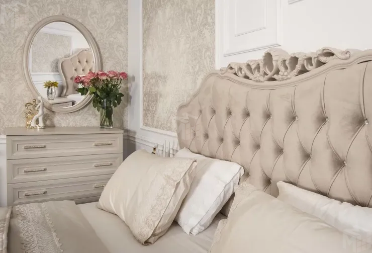 Кровать Мокко 160x200 см бежевый