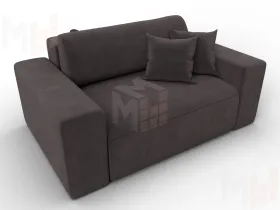 Кресло Лига-036 НПБ ( SEVEN 727 коричневый )