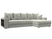 Диван угловой с декором и полкой Лига-050 НПБ