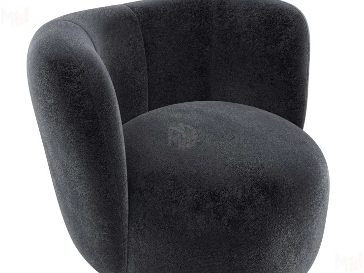 Кресло Лига-072 ( велюр TOWER 11 темно-серый )