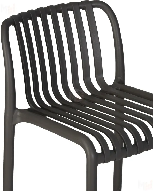 Стул полубарный DOBRIN CHLOE (темно-серый)