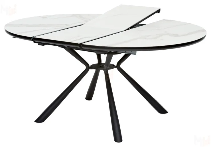 Стол VOLAND BIANCO TL-45 Чёрный / белый мрамор