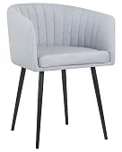 Стул обеденный DOBRIN ALINA (серо-голубая ткань (LAR-106D-23))