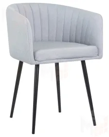 Стул обеденный DOBRIN ALINA (серо-голубая ткань (LAR-106D-23))