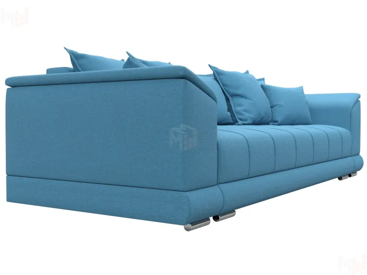 Диван прямой НордСтар НПБ ( Амур 10 голубой )