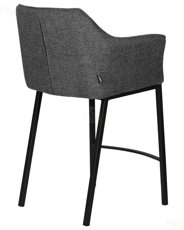 Стул полубарный DOBRIN LUCAS COUNTER (серая ткань (F-22))