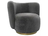 Кресло Лига-072 ( велюр TOWER 10 серый )