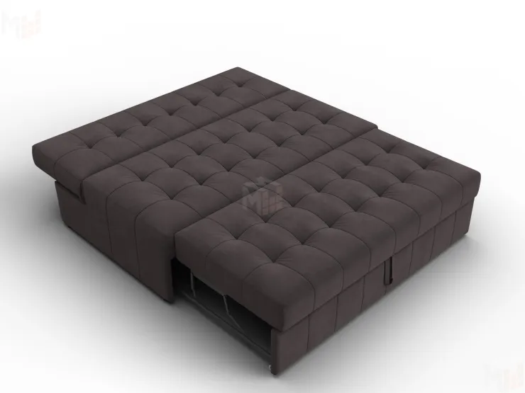 Диван прямой Лига-107 (140) ( SEVEN 727 коричневый )