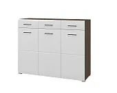 Комод Ненси (венге/белый глянец)