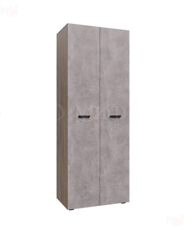 Шкаф Ненси New ЛДСП 2-х дверный (сонома/бетон)