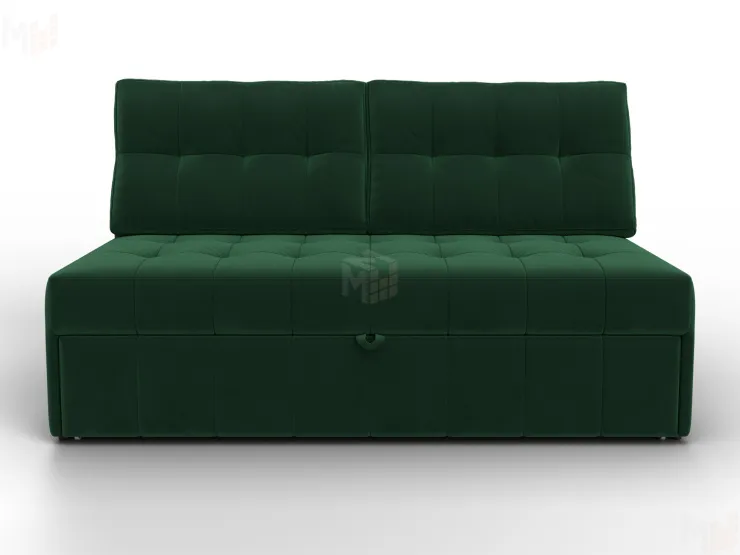 Диван прямой Лига-107 (140) ( SEVEN 626 зеленый )