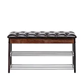 Банкетка Leset "Грейс" (Орех/Oregon perlamutr 120, каретная стяжка)