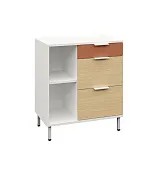 Тумба  Марвэл 16.160 Белый шагрень